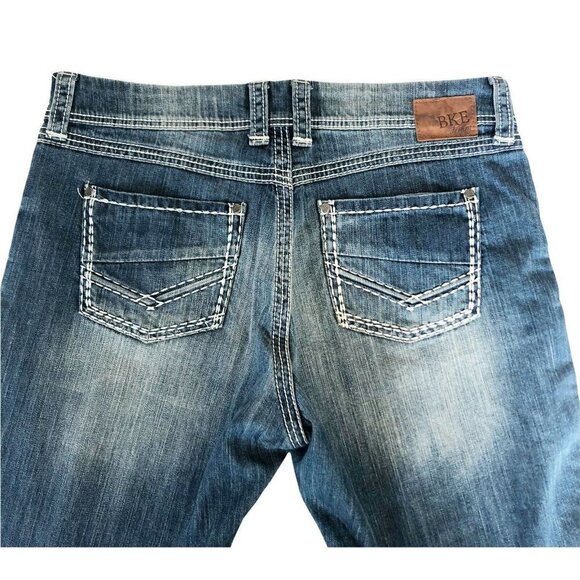 BKE Denim Buckle Harper Bootcut Jeans 36L - Picture 9 of 11